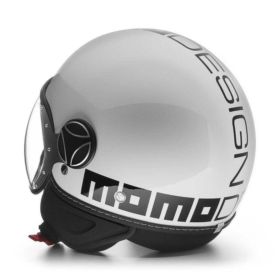 Helmets MOMODESIGN Fgtr Evo | Fgtr Evo Demi Jet Helmet White Quartz