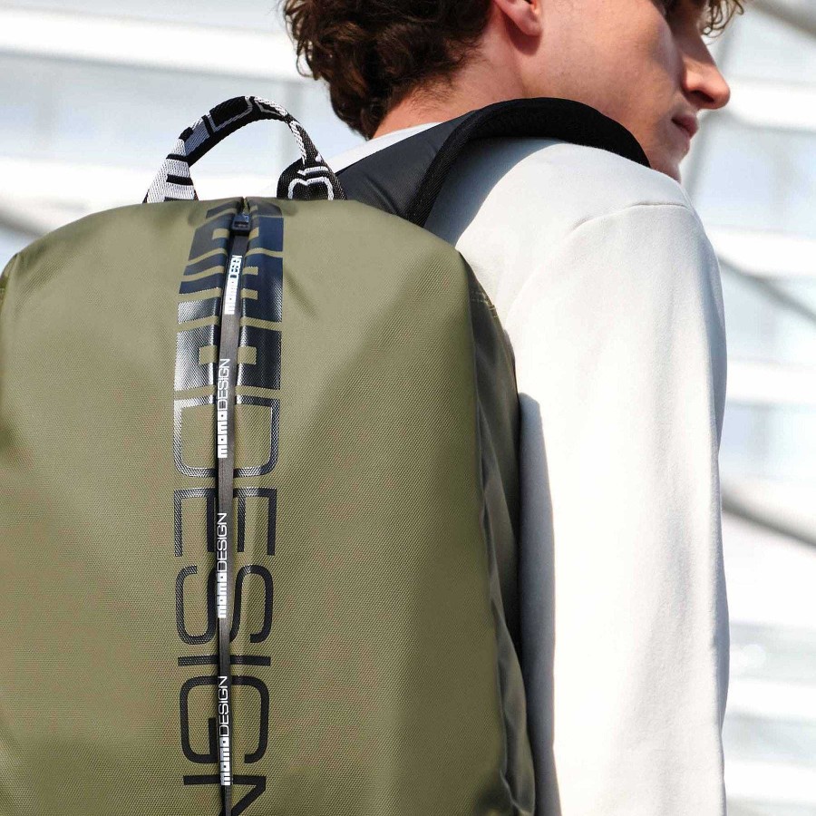 Man MOMODESIGN Sports Backpacks | Arrow Green Backpack