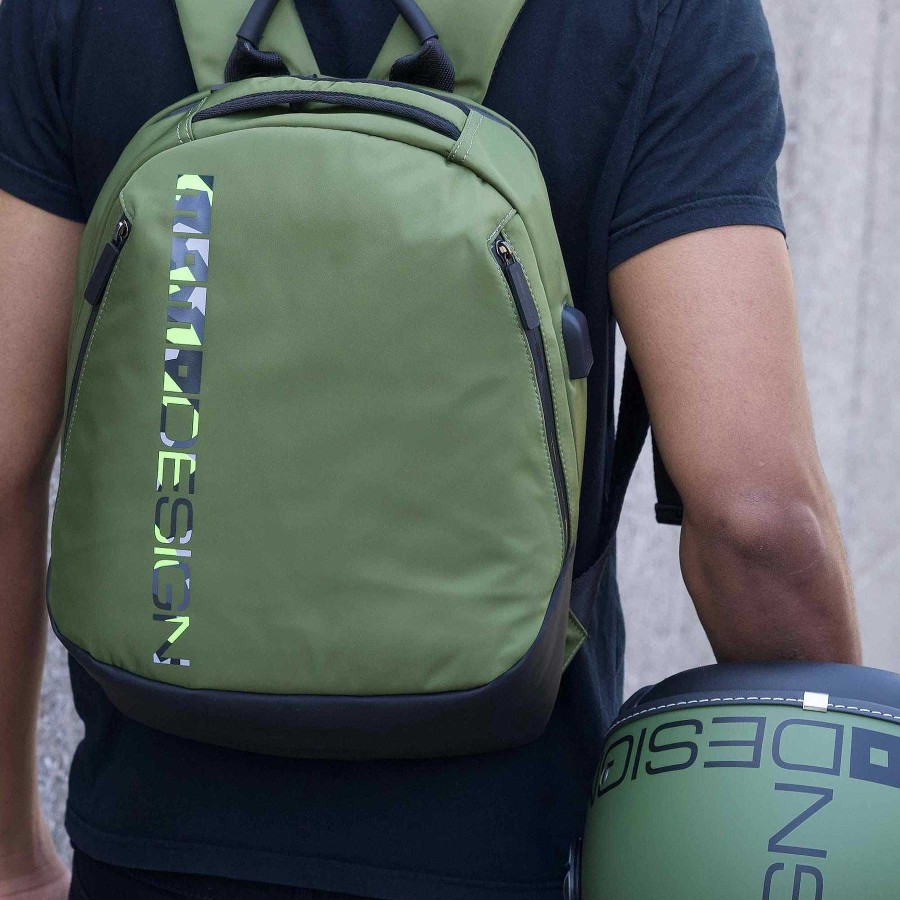 Man MOMODESIGN Sports Backpacks | Momodesign Backpack Ovo Military Green / Multi