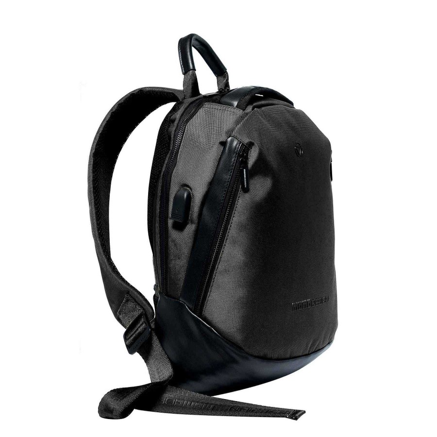 Man MOMODESIGN Sports Backpacks | Momodesign Black Everyday Backpack