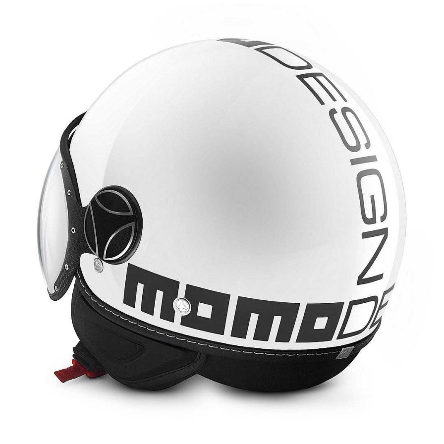 Helmets MOMODESIGN Fgtr Classic | Fgtr Classic Demi Jet Helmet Gloss White