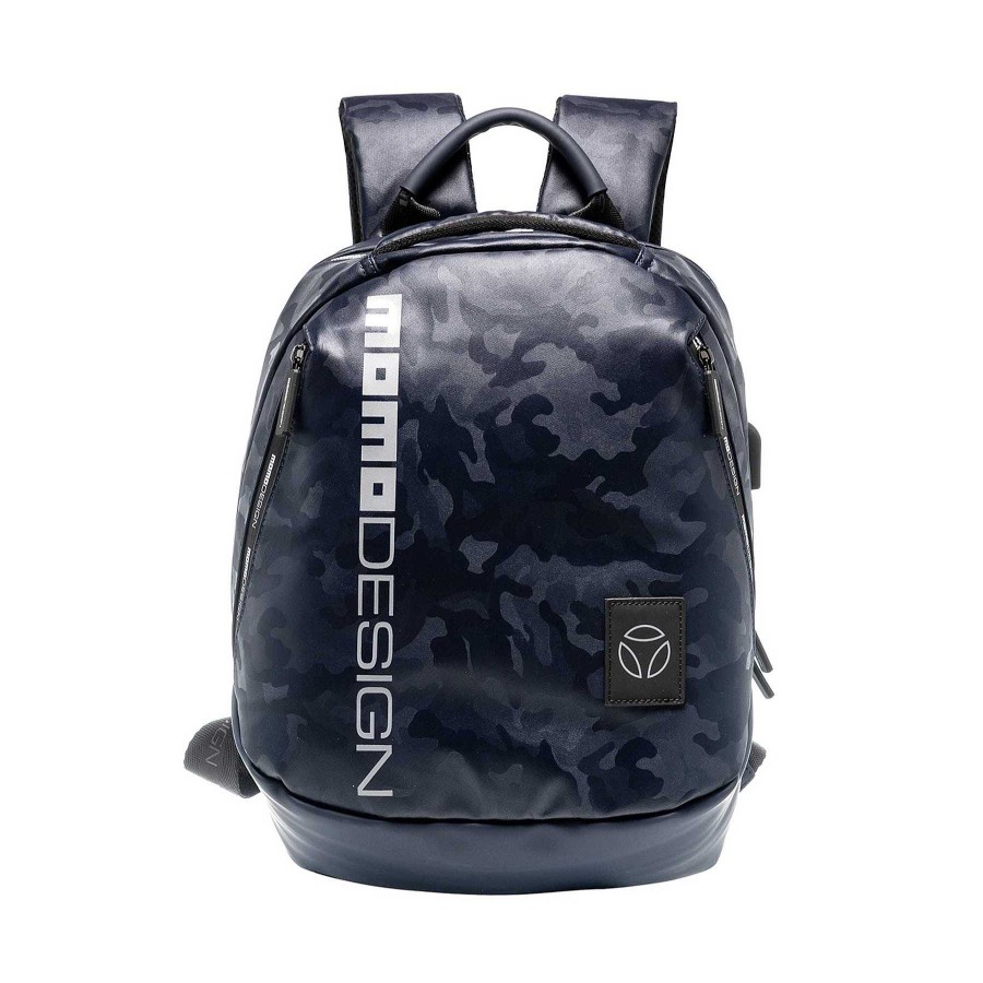 Man MOMODESIGN Sports Backpacks | Momodesign Ovo Camu Backpack Blue / White