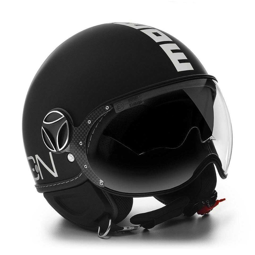 Helmets MOMODESIGN Fgtr Evo | Demi Jet Fgtr Evo Helmet Matt Black