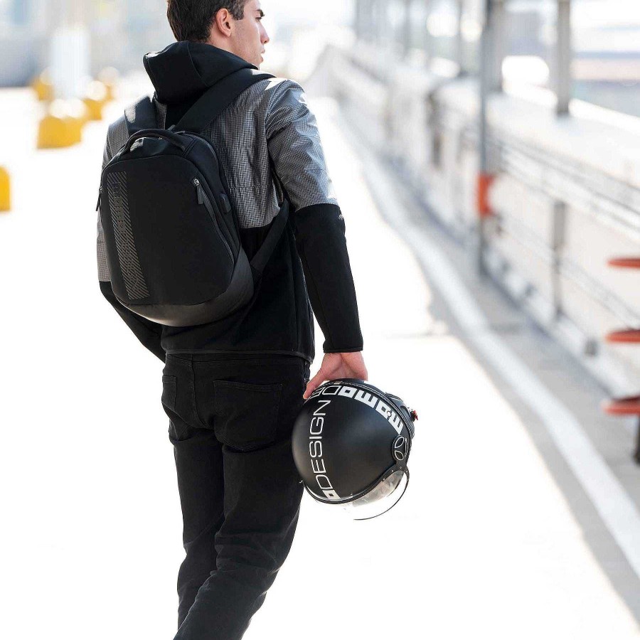 Man MOMODESIGN Sports Backpacks | Momodesign Ovo Fast Backpack Black / Black